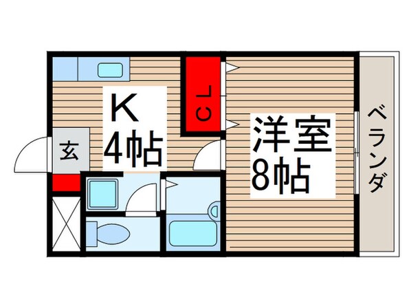 狭山ヴィラマンションの物件間取画像